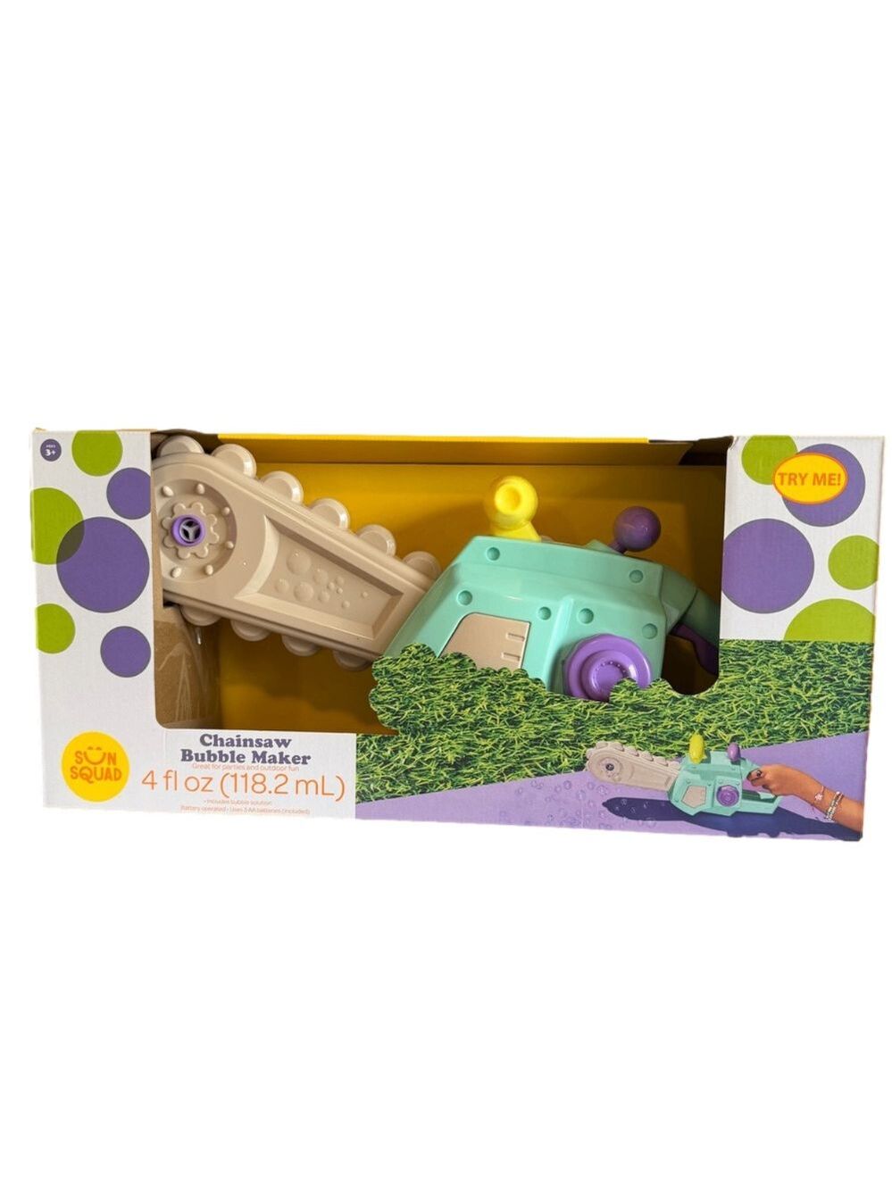 Chainsaw Bubble Maker Toy